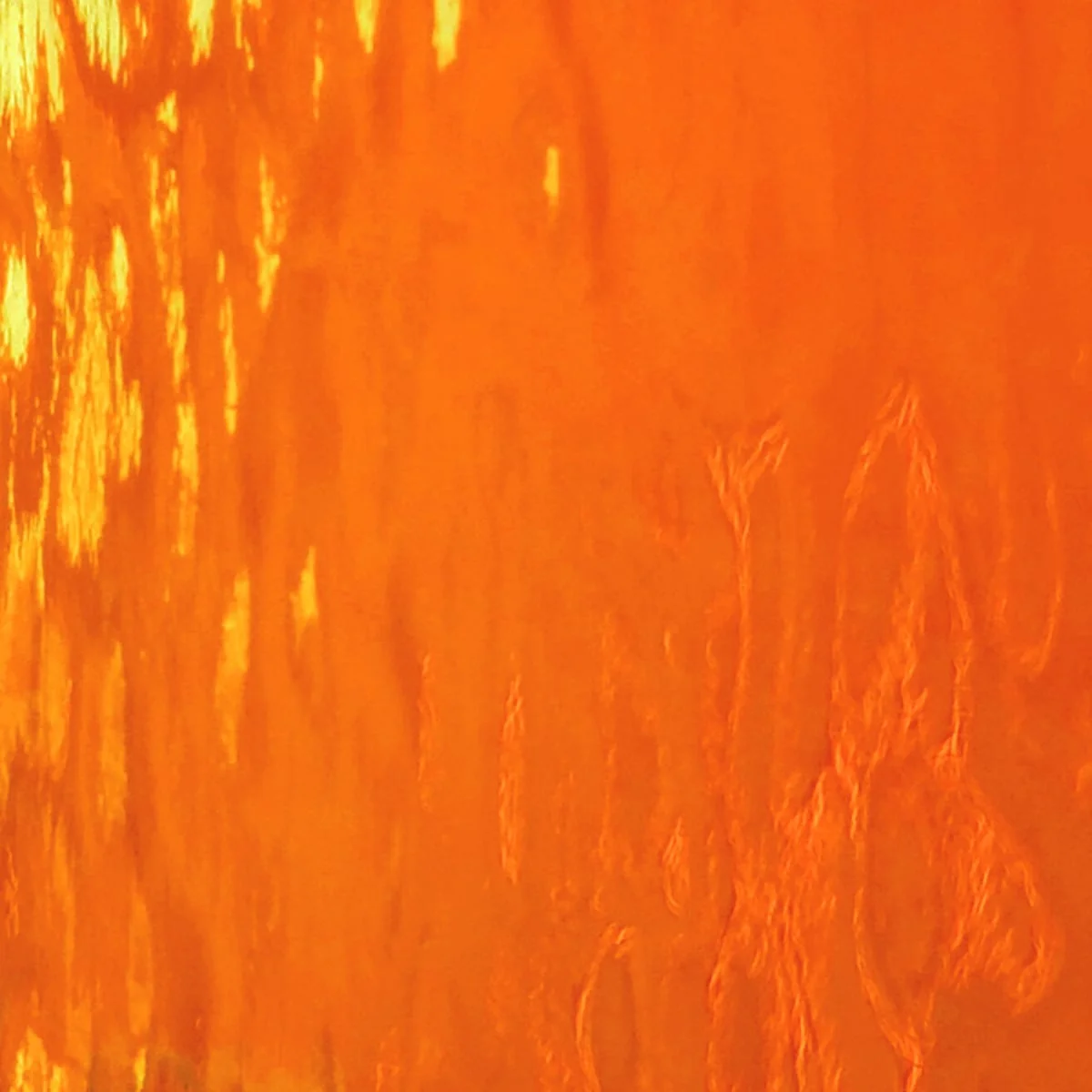 SPECTRUM 171W Waterglass cathedral orange VS Glass Products